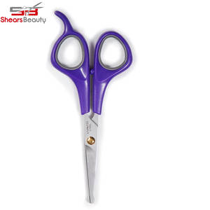Plastic Handle Wholesale Latest <b>Dog</b> Grooming Scissors, Straight Pet Grooming <b>Shears</b> with Safety Round Tip - Product Image 2