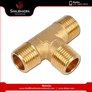 Nouvelle Arrivée Raccord de Tuyau en Laiton Té Mâle en Acier avec Filetage NPT Tailles 30mm et 14mm d'Inde avec Technique de Coulée - Product Image 5
