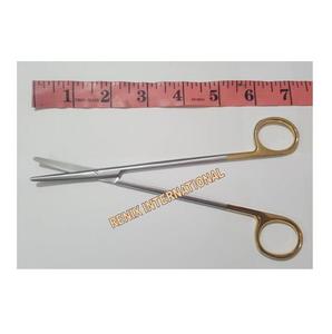 Nelson ชุดอุปกรณ์ผ่าตัดสแตนเลสสตีล, กรรไกรตัดสายหลอดเลือดตรงมีหลอดเลือดใช้มือระดับไอโซ13485 - Product Image 3