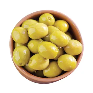 Canned and Well Preserved Olives Bulk Suppliers BRC Fresh Color: Green 100 Maturity COMMON Cultivation 0.5 Kg MANZANILLA