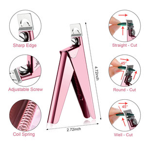 Herramienta de manicura profesional STALEKS rosa de 1 pieza, cortaúñas de acero inoxidable, pinza para cutículas, removedor de piel muerta para dedos - Product Image 4