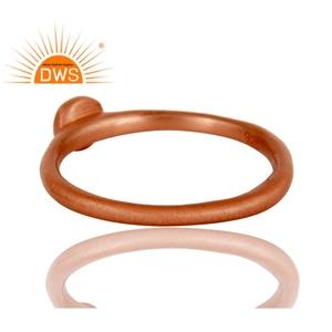 Bague en pierre précieuse topaze blanche, bijou, plaqué or Rose 18k, en argent Sterling, fait à la main, vente en gros, - Product Image 3