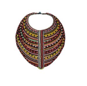 Collier de perles traditionnelles africaines Grand Tribal Turquoise Chaîne de corde Style Ethnique Mariage Chrétien Religieux Grande Idée Cadeau - Product Image 6