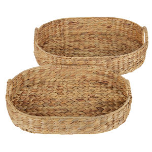 Fabrication de paniers en jacinthe recyclables de style classique pour panier de rangement en tissu pour hôtel salon décoration intérieure - Product Image 6