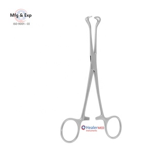 Pinzas para Tejidos Babcock - Pinzas de Agarre y Hemostáticas de Acero Inoxidable, Instrumentos Quirúrgicos Manuales, Herramientas Quirúrgicas Básicas - Product Image 3