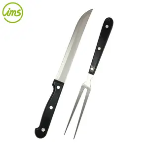 Best Stainless Steel Meat Carving Knife & Fork Set