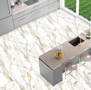 Carreaux de porcelaine polis de qualité supérieure, gris Bullberry, 1200x1200 mm, surface brillante, pour appartements - Product Image 3