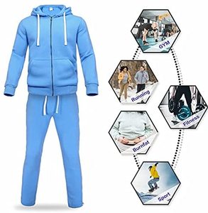 Label เสื้อฮู้ดแบบผูกเชือกหนาหนาผู้ชาย,เสื้อวอร์มสำหรับผู้ชายเสื้อฮู้ดแบบสวมศีรษะฤดูใบไม้ร่วงลำลอง2ชิ้นแบรนด์ - Product Image 1