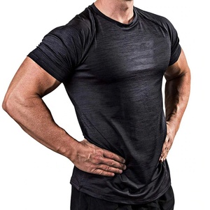 T-shirts d'été surdimensionnés pour hommes 95% coton 5% élasthanne T-shirt à manches courtes unisexe Sportswear pour hommes Muscle Fit T-Shirt - Product Image 3