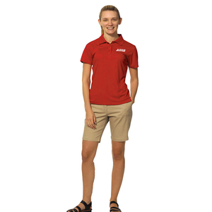 Camisetas Polo personalizadas para mujer, fabricante directo de fábrica, cortas hechas de algodón - Product Image 4