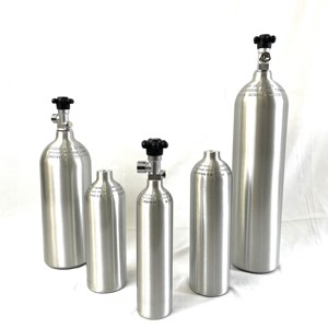 TPED/ISO7866-cilindro de co2 para acuario, con válvula lateral facial W21.8, 0.5L - Product Image 5