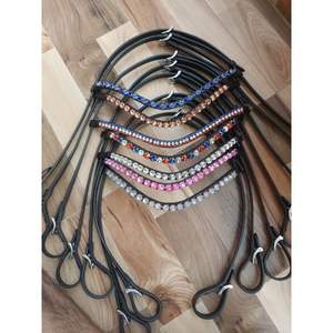 Icelandic headstall หลากสีรูปตัวยูเกรดสูงน้ำแข็งแลนด์หัวกลมรูปตัวยูหลากสีเป็นที่ต้องการอย่างกว้างขวาง - Product Image 1