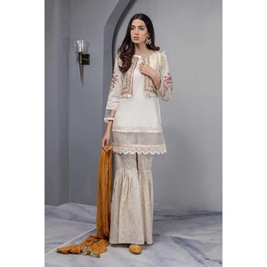 Vestido recto paquistaní e indio salwar kameez, traje étnico de diseñador de AJM, modelo de casa comercial 1056 - Product Image 4