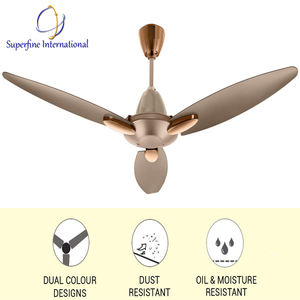 อินเดียเพดานพัดลม | REVE พัดลม Goodbye ฝุ่นเพดานพัดลม1250มม.,Sparkle สีทองและสีน้ำตาล,รับประกัน: 2ปี - Product Image 4