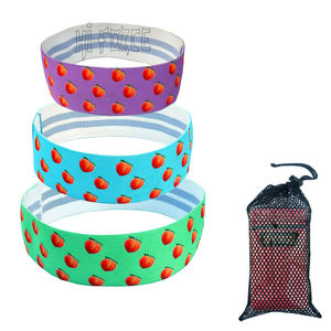 Wholesale Custom Logo Yoga Booty <b>Bands</b> Gym Fitness Hip Circle Fabric <b>Bands</b> <b>Exercises</b> Gymnastics Strength Training Workout <b>Band</b> - Product Image 1