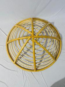 Silla de papasan de ratán natural con cojín de Indonesia - Product Image 5