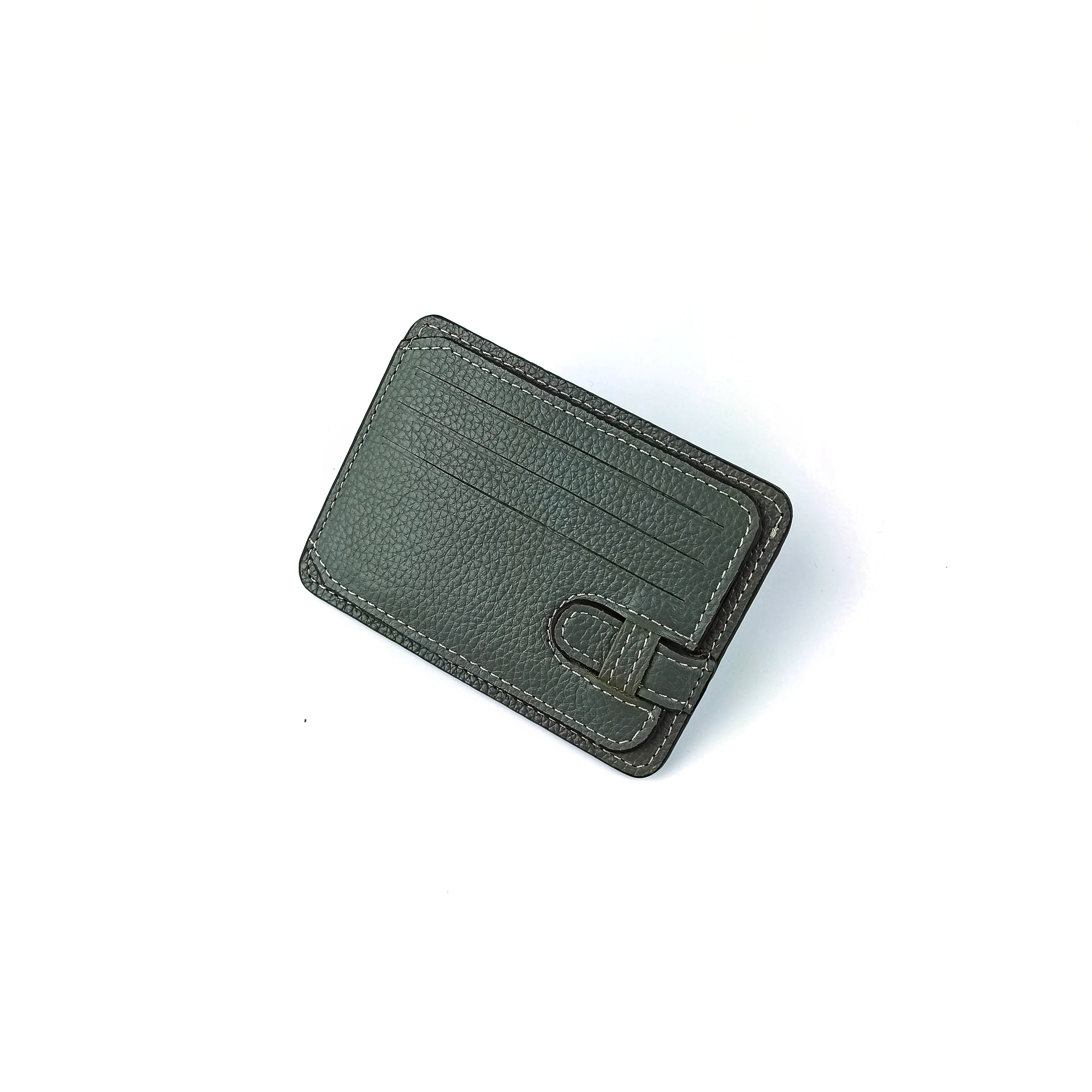2022 Top Grade Men's Simple Design Hasp Genuine Leather Wallet Made in Wallet