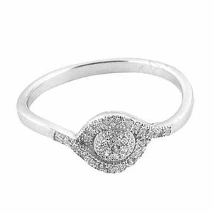 <b>CZ</b> Silver <b>Ring</b> Romantic <b>CZ</b> Silver <b>Ring</b> Fashionable <b>CZ</b> <b>Rings</b> - Product Image 2