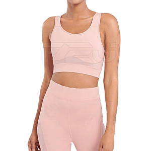 Soutien-gorge de Sport pour femmes, couleur unie, Leggings de gymnastique respirants, ensemble de Yoga pour femmes - Product Image 4