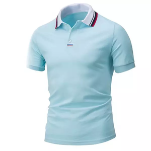 Camiseta de manga corta para hombre, Polo de gran tamaño con logotipo personalizado, nueva moda, 2020 - Product Image 6