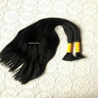 Cheveux indiens bruts non coupés en vrac, provenant de l'usine de Chennai, Inde, cheveux ondulés du sud de l'Inde, extensions de cheveux humains indiens en provenance d'Inde