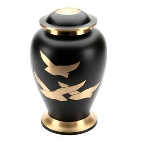 โกศที่ระลึกการเผาศพของสัตว์เลี้ยงวัสดุทองเหลืองคลาสสิกดีไซน์อุ้งเท้าของสัตว์เลี้ยงสีน้ำตาลเคลือบสีสำหรับสัตว์เลี้ยงของคุณ - Product Image 2