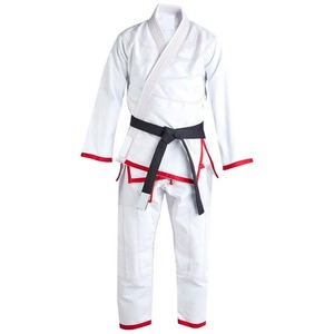 ทําเองหนักสีดํา Jiu Jitsu BJJ Gi ชุดน้ําหนักเบา Unisex ต่อสู้สวมใส่ผู้ใหญ่กีฬาสําหรับศิลปะการต่อสู้ - Product Image 1