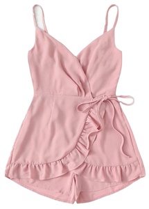 Camisón de seda para mujer, Top y pantalones cortos, Sexy, Conjunto de pijama, venta al por mayor - Product Image 2