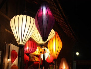 Linternas de seda pintadas a mano para colgar en la pared/lámpara de bambú Natural 20cm 30cm 45cm para fiesta en casa boda decoración de Año Nuevo regalo - Product Image 4