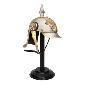 Шлем ручной работы в древнее время немецкий шлем для маринования с латунной вставкой защитный шлем для винтажного украшения на Хэллоуин