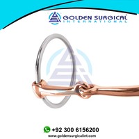 Meilleure Qualité GOLDEN Étrille à Bucles Personnalisée Modèle GSIB-100506 Vente en Gros Usine Étrilles pour Chevaux Instruments Vétérinaires Fabriqués