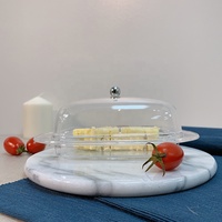 [Holar] Beurrier en plastique transparent fabriqué à Taïwan avec couvercle