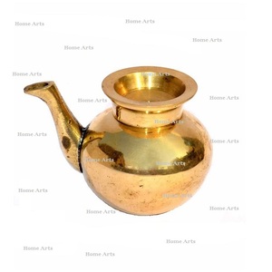 Lota de Agua Redonda de Latón con Tamaño Personalizado y Calidad Premium del Mejor Exportador de la India - Product Image 1