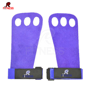 RC Fitness Wear ที่จับออกกำลังกายแบบ 3 รู ทำจากคาร์บอนสังเคราะห์ ป้องกันฝ่ามือ สำหรับยกน้ำหนัก ยิมนาสติก ดึงข้อ วิดพื้น - Product Image 5