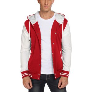 Veste varsity noire pour homme, taille plus, veste bomber pour homme, style unique et coupe confortable pour un usage quotidien décontracté - Product Image 2