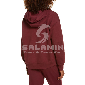 Sweat à capuche surdimensionné pour femme, imprimé, personnalisé, unisexe, 100% coton, polaire, Streetwear - Product Image 4