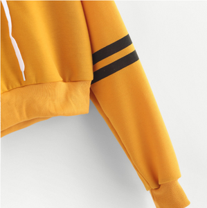 Femmes sur mesure conçu de haute qualité haut court sweats à capuche 100% coton brodé Technique imprimé motif XS hiver - Product Image 4