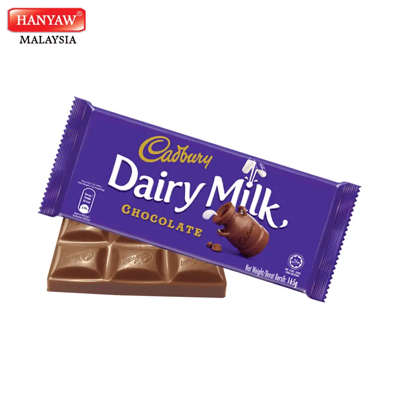 Easy — Bar à chocolat au lait cadry, certifié Halal, 6 boîtes X 12 pièces x 165g/Ctn, livraison rapide
