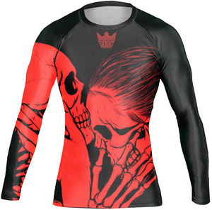 Jiujitsu BJJ <b>Rash</b> <b>Guard</b> Custom OEM Rashguards for <b>Men</b> Women Unisex MMA Martial Arts Wear (Spandex/Polyester) - Product Image 6