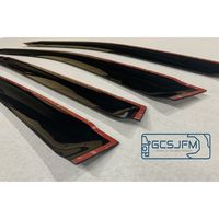 Déflecteurs de vitres GCS FD604 pour Ford Focus 2011-2018 berline/hatchback, pare-soleil durable en acrylique, protection contre la pluie, 3M