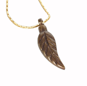 Collier pendentif en laiton plaqué de haute qualité, bijoux de crémation, bijoux de mode - Product Image 6