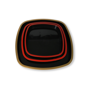 Folin 322 Gram Square Black <b>Plastic</b> Food Tray Plate DKM25 Square Shape Blister Process Shipped in Carton Box From Vietnam - Product Image 6