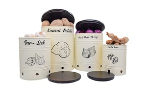 Simple Metal Design Storage Jar Plated Finishing <b>Cookies</b> Pots and Container for Home Decor Restaurant and Hotel Design - Product Image 4