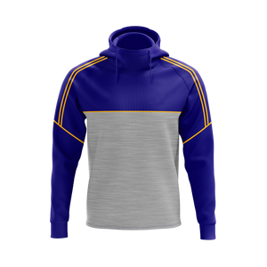 เสื้อฮู้ดผ้าไหมโพลีเอสเตอร์แบบเต็มตัวสำหรับผู้ชาย,เสื้อผ้ากีฬาแบบสวมขนาดใหญ่บล็อกสีกีฬา - Product Image 3