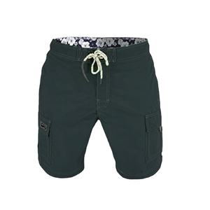 Pantalones cortos de gimnasio para hombre de alta calidad, diseño de logotipo personalizado, algodón negro, informal, liso, estilo Cargo, cierre de cremallera, 100% poliéster, medio sólido - Product Image 1