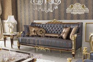 Juego de Sofás de Estilo Moderno y Elegante para el Hogar, 8 Plazas, Muebles de Sala de Estar Tallados a Mano, Juego de Sofás de Madera Europeos para el Hogar, EE. UU. - Product Image 5