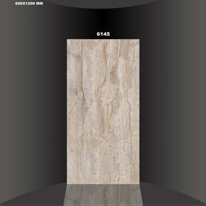 60x120cm กระเบื้องปูพื้นเซรามิกสีขาวแบบอินเดียดีไซน์แบบเต็มตัวเคลือบเงา - Product Image 3