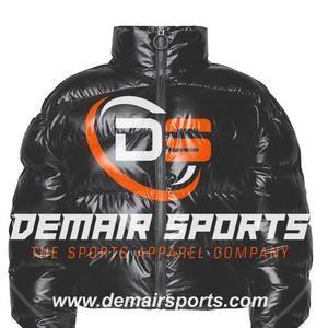 เสื้อขนเป็ดบุขนสีทองสำหรับผู้ชาย,เสื้อแจ็คเก็ตดาวน์บุขนแขนยาวกันลมน้ำหนักเบาสำหรับฤดูหนาว - Product Image 3