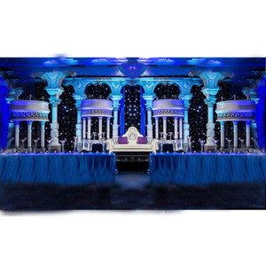 Escenario de Fibra de Estilo Occidental Moderno para Bodas, Decoración de Escenario de Fibra Canadiense para Bodas, Escenario Exclusivo para Bodas Grandes, Escenario Americano para Bodas en EE. UU. - Product Image 1