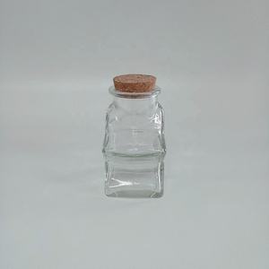 <strong>Mini</strong> Star Glass Favor Jars W/Cork Lid <strong>Honey</strong> <strong>Pot</strong> Bottles <strong>Empty</strong> Glass Bottles Gift - Product Image 3